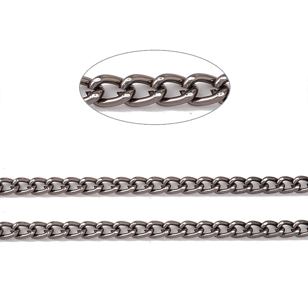 Oval Oxidation Aluminum Curb Chains