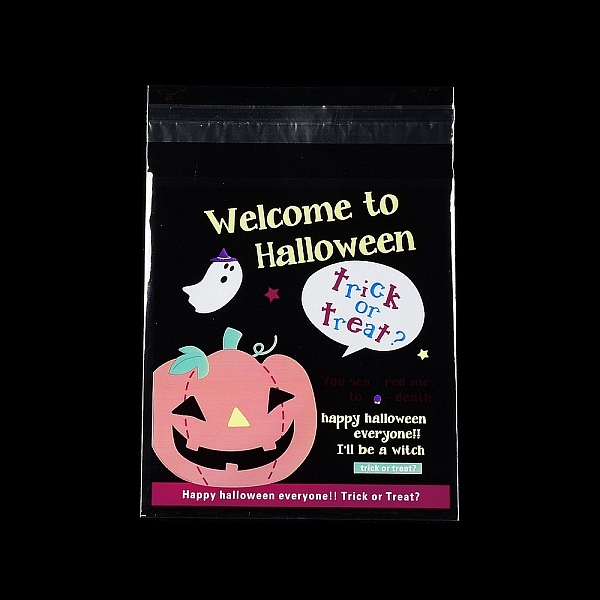 Halloween Theme Plastic Bakeware Bag