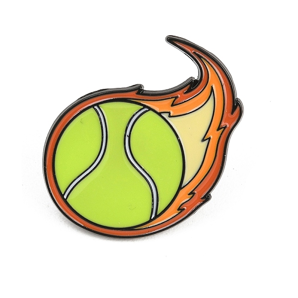 Broche sportive en alliage émaillé-image-JEWB-K018-38C-EB-fr