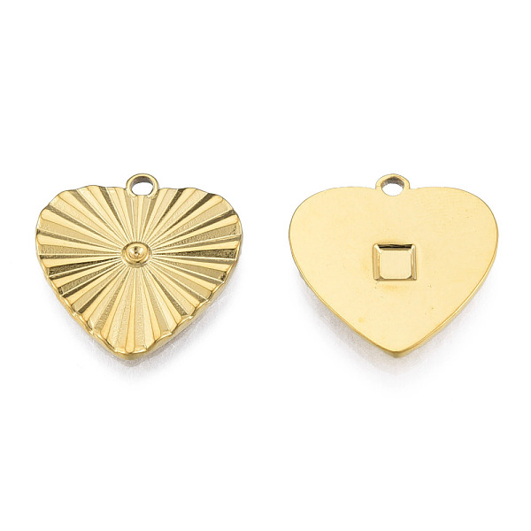 

PandaHall 304 Stainless Steel Pendant Rhinestone Settings, Heart, Real 18K Gold Plated, Fit For 1.2mm Rhinestone, 18.5x18x1.5mm, Hole: 1.6mm...