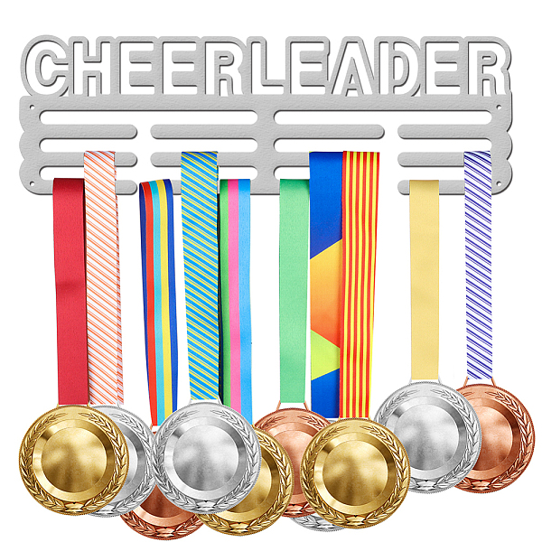 

PandaHall SUPERDANT Cheerleader Metal Medal Hooks Platinum ColorMedal Holder Display Hanger Rack Medals Wall Storage Award Holder for Wall...