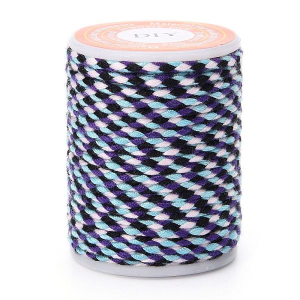 

PandaHall 4-Ply Polycotton Cord Metallic Cord, Handmade Macrame Cotton Rope, for String Wall Hangings Plant Hanger, DIY Craft String...