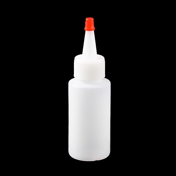 PandaHall 150ml Plastic Glue Bottles, Clear, 12.8x4.5cm, capacity: 150ml Plastic Clear