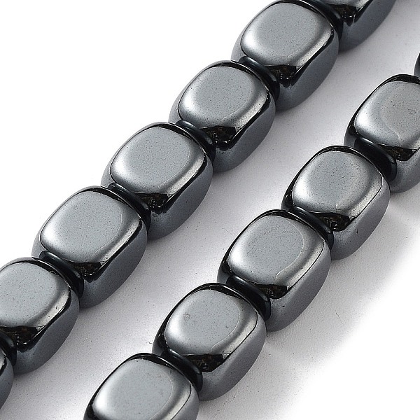 

PandaHall Synthetic Non-Magnetic Hematite Beads Strands, Cuboid, 10x8x8mm, Hole: 1.2mm, about 40pcs/strand, 15.94 inch(40.5cm) Non-magnetic...