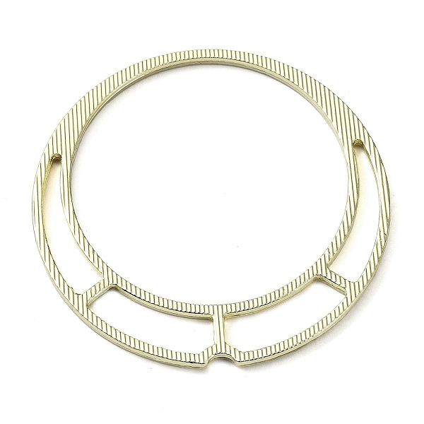 

PandaHall Rack Plating Alloy Pendants, Ring, Golden, 38x1.5mm, Hole: 30mm Alloy Round