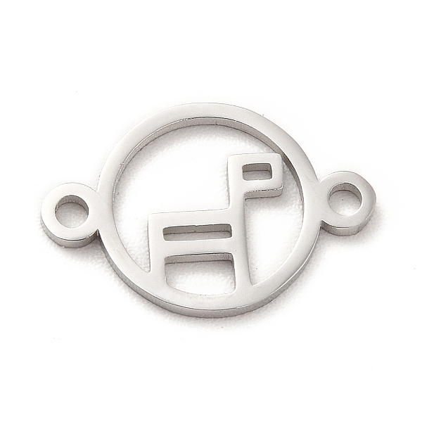 

PandaHall 304 Stainless Steel Connector Charms, Flat Round Links, Stainless Steel Color, Dog Pattern, 10x15x1mm, Hole: 1.4mm 304 Stainless...