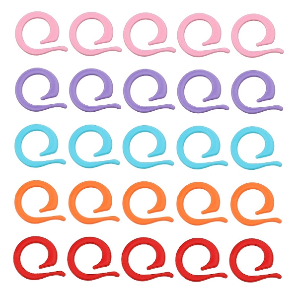 

PandaHall Plastic Knitting Crochet Locking Stitch Markers, Knitting Needles DIY Sewing Accessories Sweater Weaving Tools, Mixed Color, 17mm..., Multicolor
