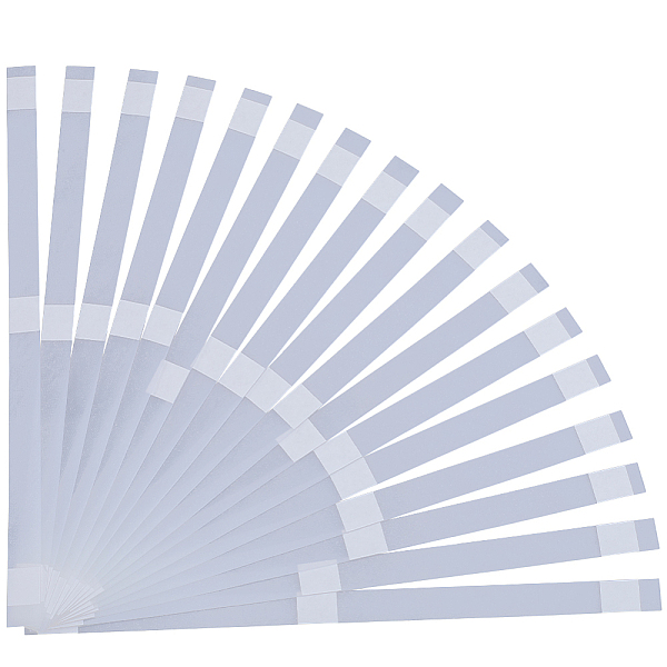 

PandaHall CRASPIRE 20Pcs 15mm Wide Thermal Glue Strips for Books Repair Bookbinding Mesh Backing EVA Hot Melt Adhesive Three Point..., White