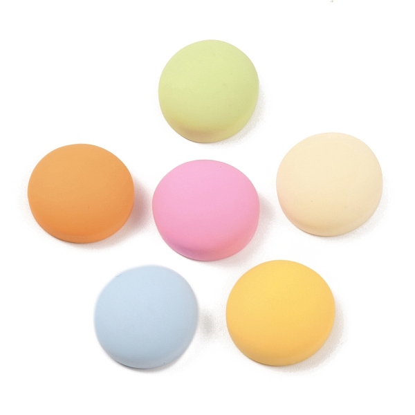 

PandaHall Resin Cabochons, Half Round, Mixed Color, 16.5x7.5mm Resin Half Round Multicolor