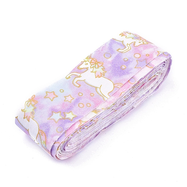 

PandaHall Japanese Kimono Style Floral Cotton Ribbon, Single Printed, for DIY Hair Bow, Headwear, Handmade Trim, Lilac, 1-1/2 inch(40mm)..., Purple