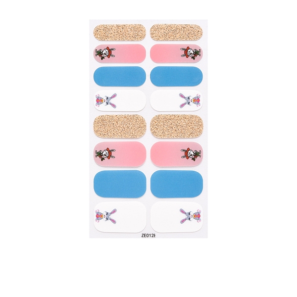 

PandaHall Nail Art Full Cover Nail Art Wrap, Glitter Powder Nail Strips, Self-Adhesive, for Women Girls DIY Nail Art Decoration, Colorful...