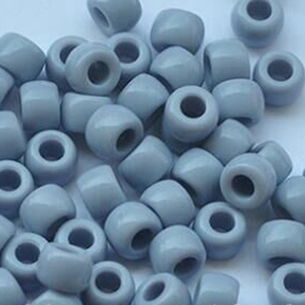 

PandaHall Opaque Acrylic Beads, Large Hole Beads, DIY Accessories for Children, Barrel, Gray, 8.5x6mm, Hole: 4mm, 3434pcs/850g Acrylic...