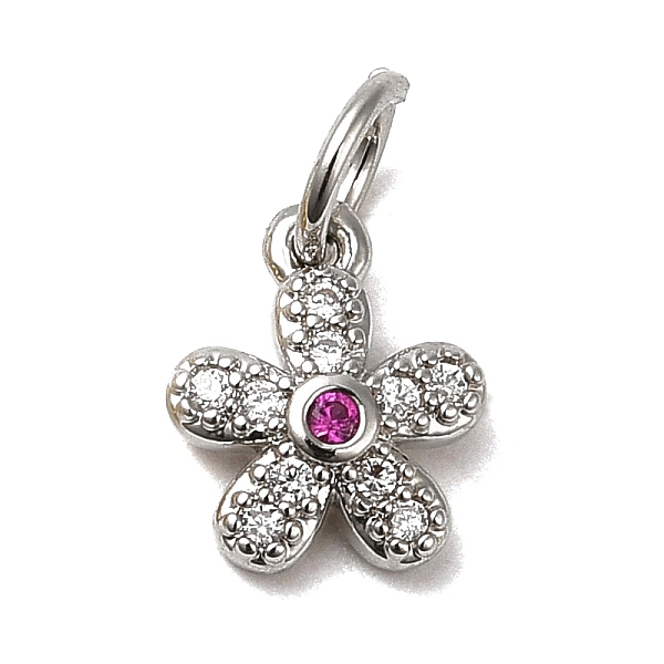 

PandaHall Rack Plating Brass Pendants, with Cubic Zirconia, Lead Free & Cadmium Free, Flower, Platinum, 9x7.5x2mm Brass+Cubic Zirconia..., Clear
