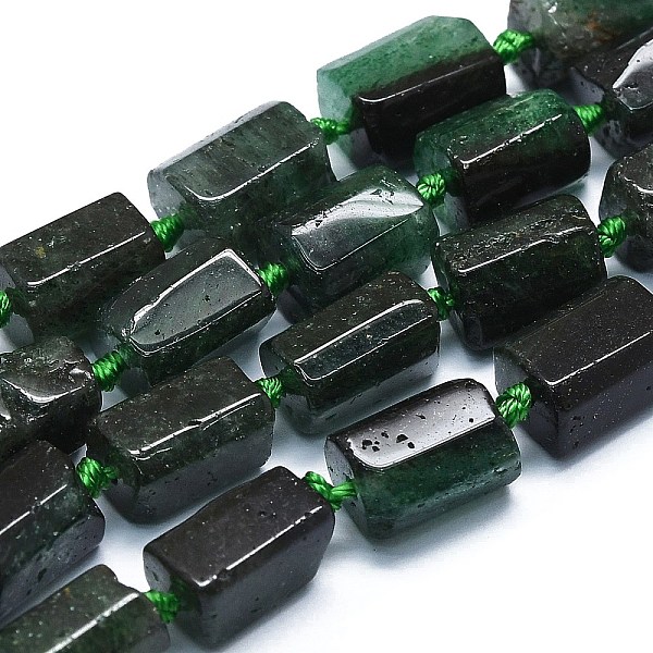 

PandaHall Natural Emerald Beads Strands, Faceted, Column, 12~13x6~8x6~8mm, Hole: 1mm, about 28pcs/strand, 15.55''~15.75'(39.5~40cm) Emerald...