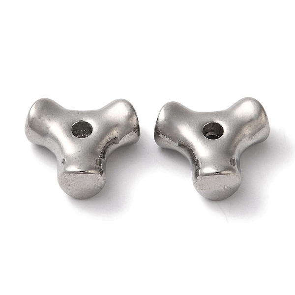 

PandaHall 304 Stainless Steel Beads, Triangle, Stainless Steel Color, 12x13x5mm, Hole: 1.8mm 304 Stainless Steel Triangle
