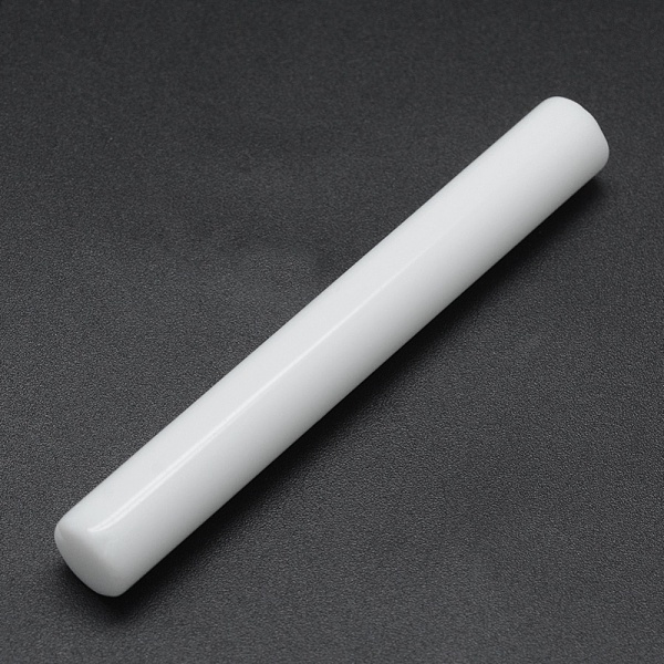 

PandaHall Opaque Glass Beads, Column, Undrilled/No Hole Beads, White, 75~76x10mm Glass Column White
