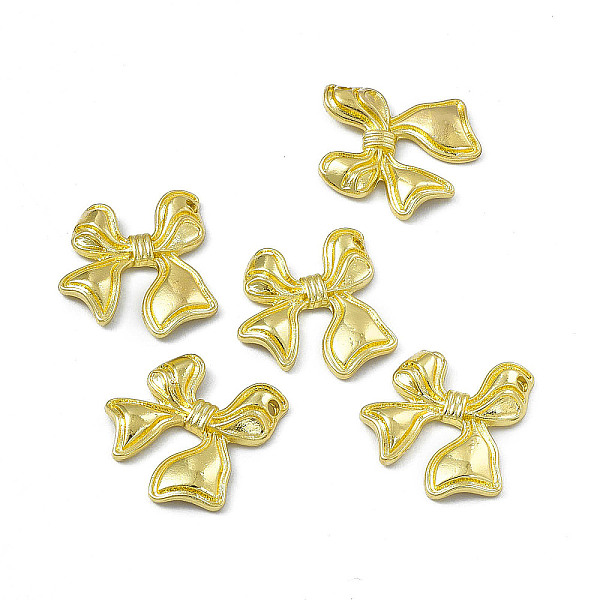 

PandaHall Rack Plating Alloy Pendants, Bowknot Charm, Light Gold, 24x23x3.5mm, Hole: 1.8mm Alloy Bowknot