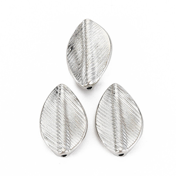 

PandaHall Tibetan Style Alloy Beads, Oval, Cadmium Free & Lead Free, Platinum, 18.5x12x4mm, Hole: 1mm, about 450pcs/1000g Alloy Oval