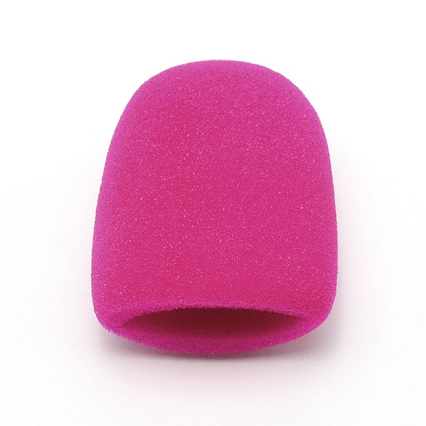 

PandaHall Thick Handheld Stage Microphone Windscreen Foam Cover, Microphone Anti-slip Protective Sponge Sleeve, Audio Accessories, Cerise..., Red