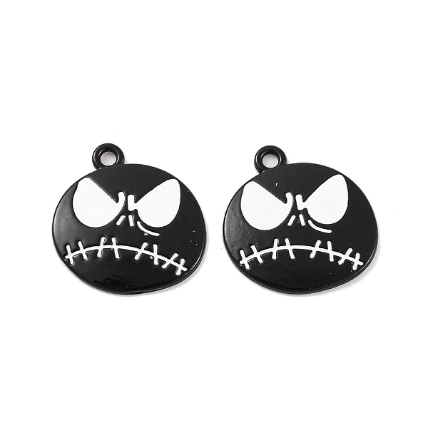 ハロウィーンテーマラックメッキ合金ペンダント
