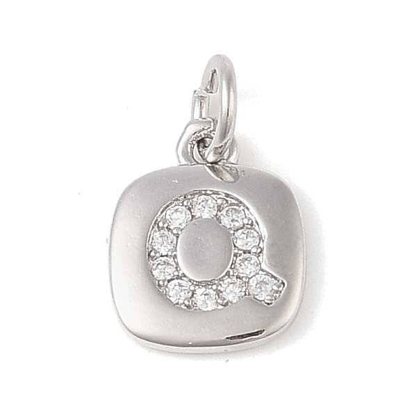 

PandaHall Rack Plating Brass Micro Pave CLear Cubic Zirconia Charms, with Jump Rings, Cadmium Free & Lead Free, Long-Lasting Plated...