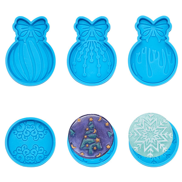 

PandaHall Boutigem 6Pcs 6 Style DIY Silicone Fondant Molds, UV Resin & Epoxy Resin Jewelry Making, for DIY Phone Stands and Accessories...