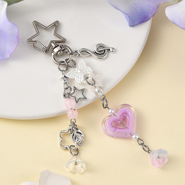 Alloy Acrylic Glass Pendant Decorations