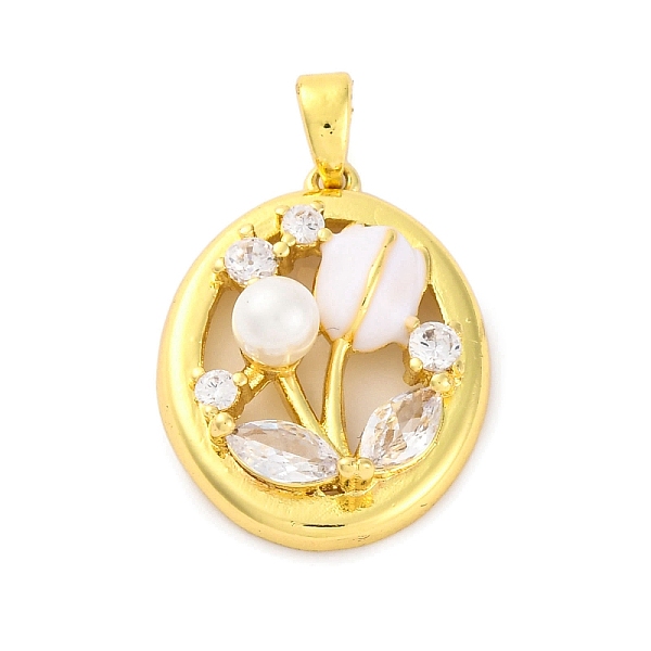 真鍮製マイクロパヴェキュービックジルコニアペンダント