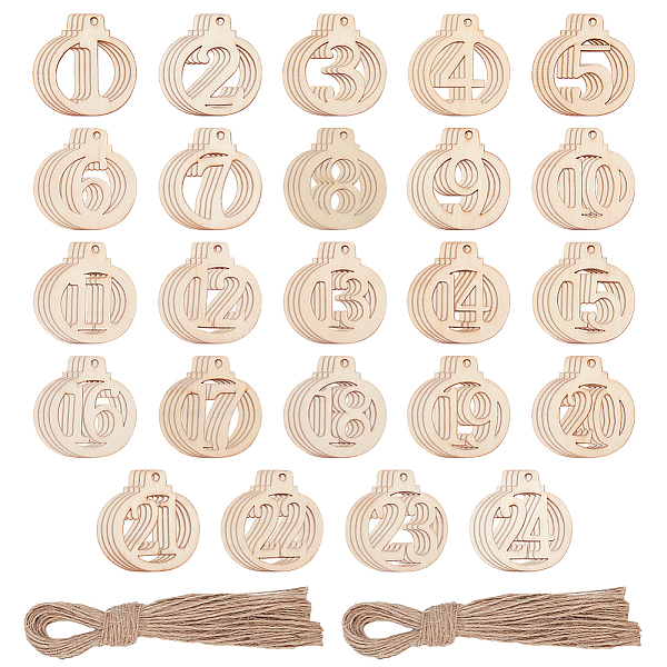 

PandaHall Number 1~ 24 Unfinished Wood Lantern Pendant Decorations, Kids Painting Supplies, Wall Decorations, with Jute Rope, BurlyWood..., Orange