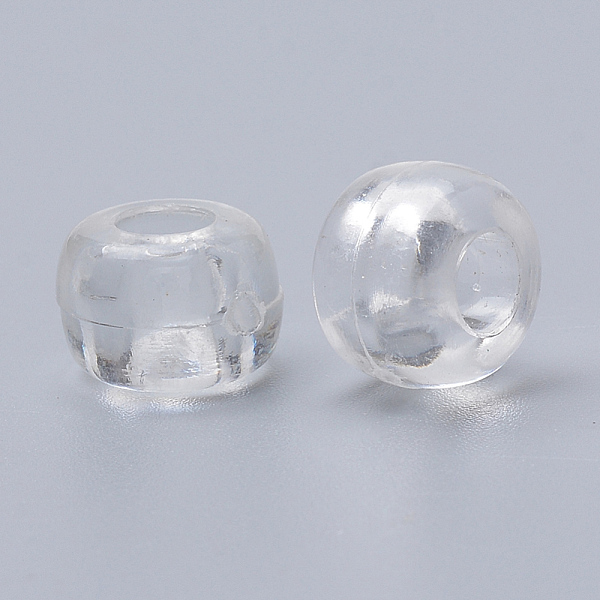 

PandaHall Transparent Plastic Beads, Column, Clear, 9x6mm, Hole: 3.5mm Plastic Column Clear