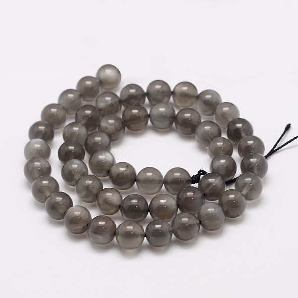 Natural Black Moonstone Beads Strands