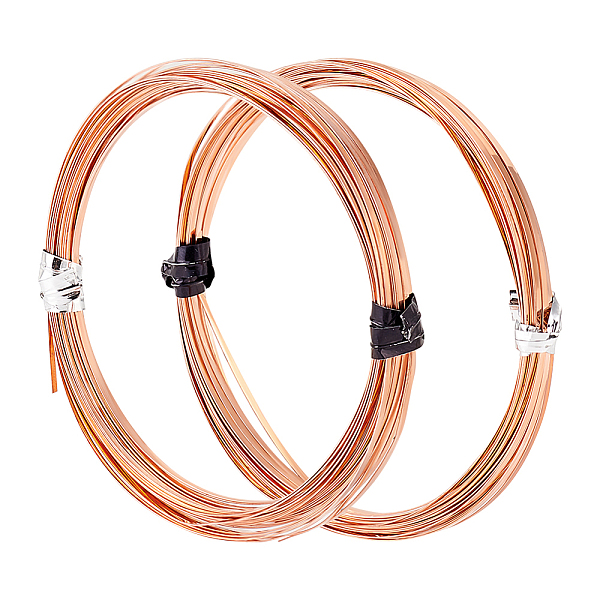 

PandaHall BENECREAT 39 Ft Flat Copper Wire, 1mm Wide Jewellery Making Wire, Copper Jewellery Wire, Flat Copper Wire for DIY Jewellery...