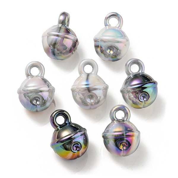

PandaHall UV Plating Rainbow Iridescent Acrylic Pendants, Bell, Light Grey, 20.5x15.5mm, Hole: 3.5mm Acrylic Bell