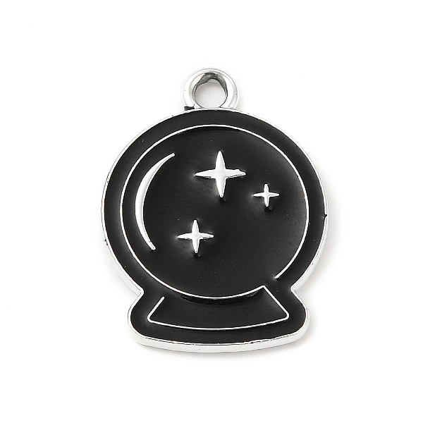 

PandaHall Alloy Enamel Pendants, Platinum, Book Pattern, 22x16.5x1mm, Hole: 2mm Alloy+Enamel Others Black