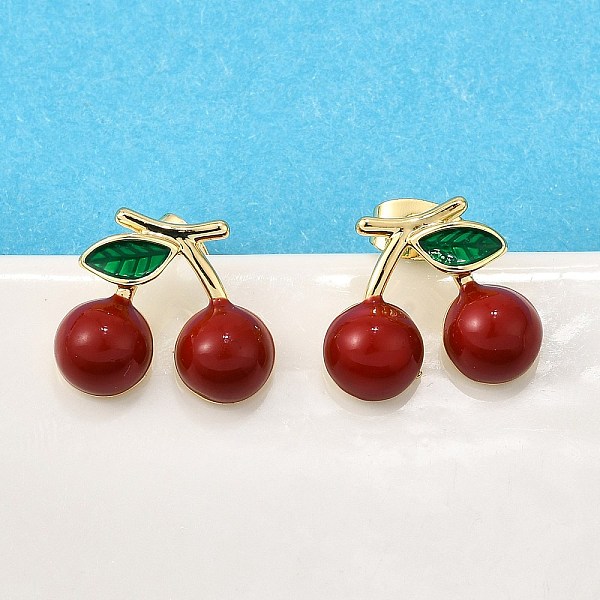 Brass Enamel Stud E… - image