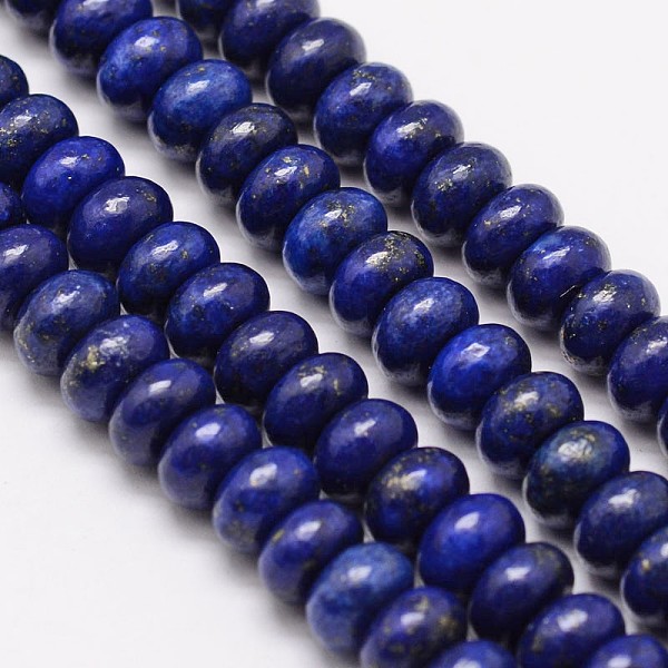 Brins De Perles Naturelles En Lapis-lazuli Rondelle