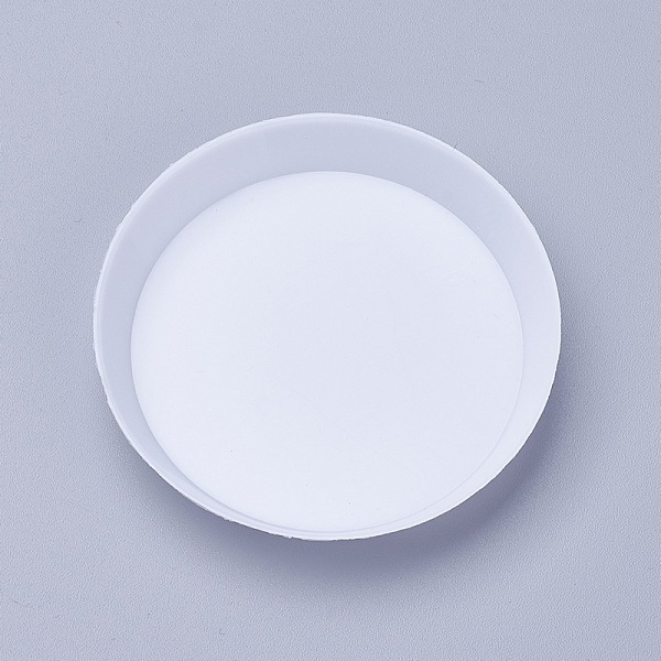 

PandaHall Tray Plate, Rhinestone Drill Point Plate, White, 5.9x0.9cm Plastic White