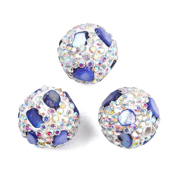 Perles de strass en pâte polymère manuelles