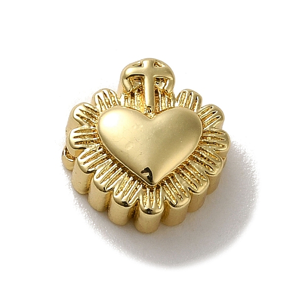 

PandaHall Rack Plating Brass Micro Pave Clear Cubic Zirconia Pendants, Lead Free & Cadmium Free, Long-Lasting Plated, Heart-Shaped, Real 18K...