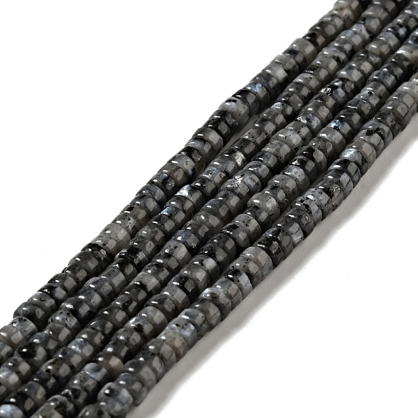 

PandaHall Natural Larvikite Beads Strands, Flat Round, 4.4~4.6x2.2~2.4mm, Hole: 0.8mm, about 159pcs/strand, 14.84''(37.7~38.1cm) Larvikite...