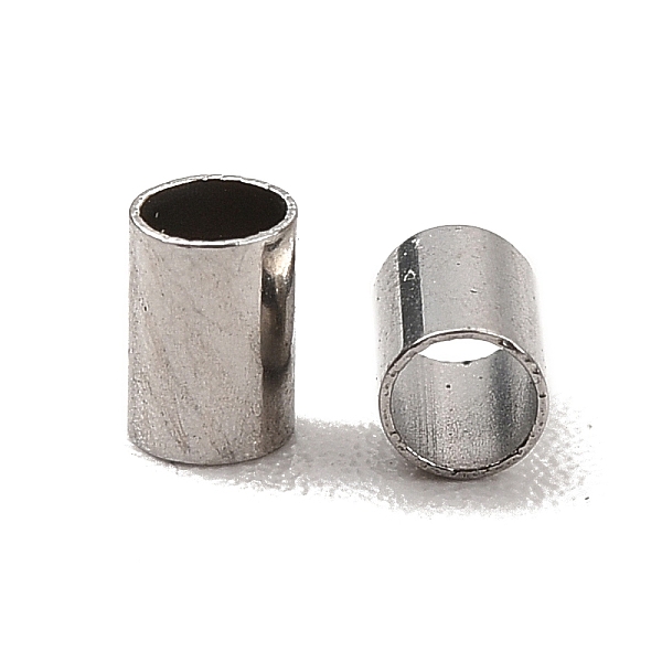

PandaHall 304 Stainless Steel Beads, Column, Stainless Steel Color, 3x2mm, Hole: 1.6mm 304 Stainless Steel Column