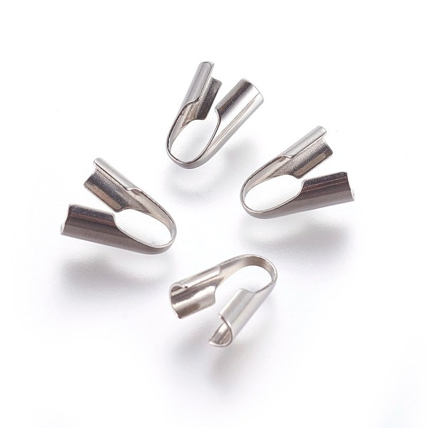 

PandaHall 304 Stainless Steel Cord Ends, End Caps, Column, Stainless Steel Color, 11x5x9.5mm, Hole: 5x6mm 304 Stainless Steel