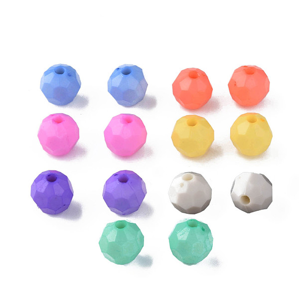 Opaque Acrylic Beads - image