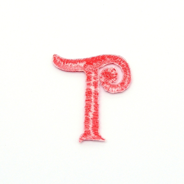 

PandaHall Computerized Embroidery Cloth Iron on/Sew on Patches, Costume Accessories, Appliques, Letter, Red, Letter.T, 25x23x1.4mm Cloth...