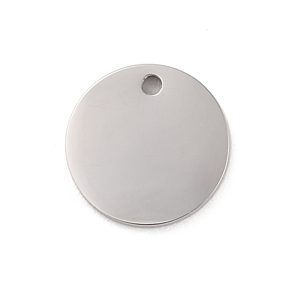 

PandaHall 304 Stainless Steel Pendants, Stamping Blank Tag, Flat Round Charm, Stainless Steel Color, 12x1.5mm, Hole: 1.2mm 304 Stainless...