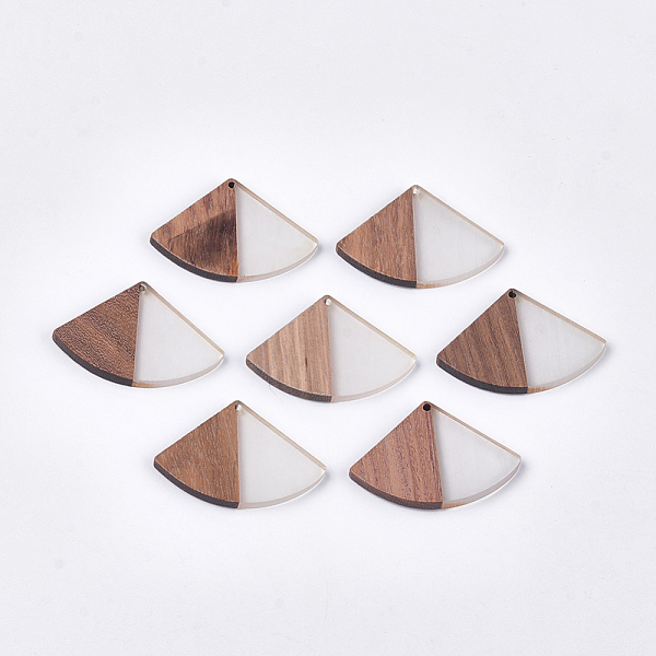 Resin & Walnut Wood Pendants