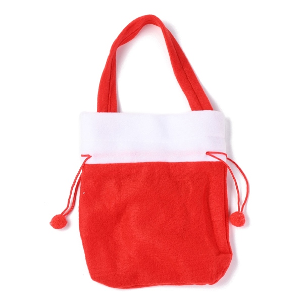 

PandaHall Fabric Drawstring Gifts Bags, with Handle Candy Bags, Christmas Decorations for Kids, Rectangle with Christmas Reindeer/Stag, Red...