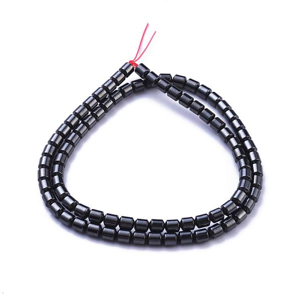 

PandaHall Magnetic Synthetic Hematite Beads Strands, Drum, Black, about 4mm in diameter, hole: about 0.8mm, 16 inch Magnetic Hematite Barrel...