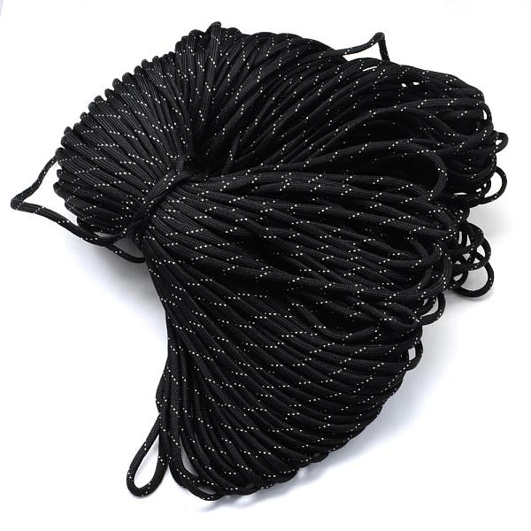 

PandaHall 7 Inner Cores Polyester & Spandex Cord Ropes, for Rope Bracelets Making, Black, 4mm, about 109.36 yards(100m)/bundle...