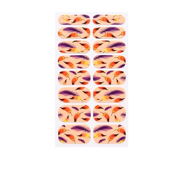 

PandaHall Full Wrap Fruit Nail Stickers, Self-Adhesive Geometry Nail Art Decal Strips, for Women Girls DIY Nail Art Decoration, PeachPuff..., Brown